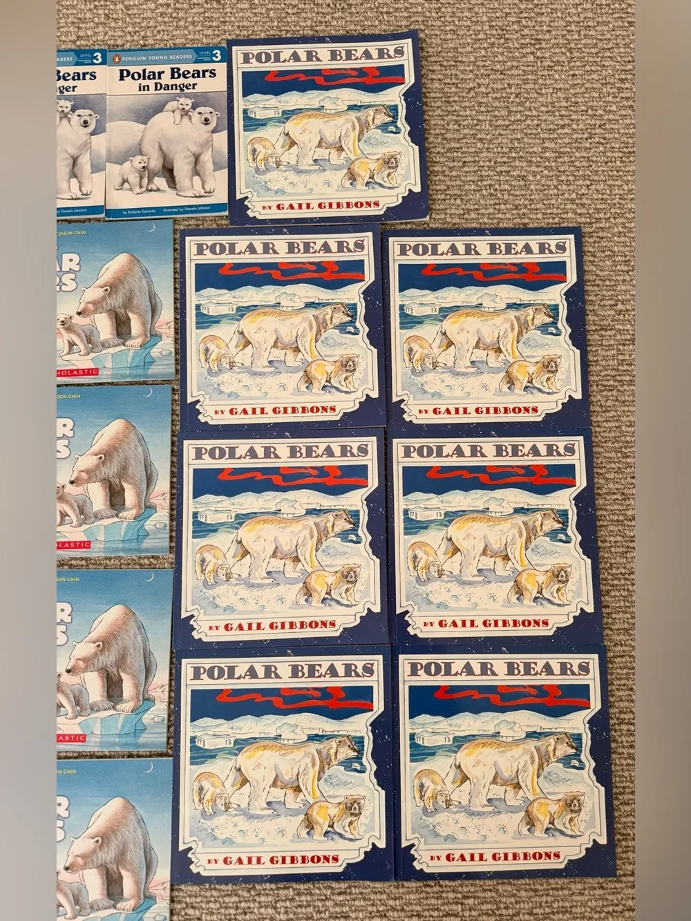 Large Lot Polar Bear Children’s Book Lot – 33 Books – Classroom / Homeschool
